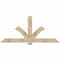 Ekena Millwork Redmond Rough Sawn Timber Gable Bracket, Douglas Fir, 84"W x 38"H x 4"D x 6"F, 11/12 Pitch GBW084X38X0406RED00RDF - alternate 1